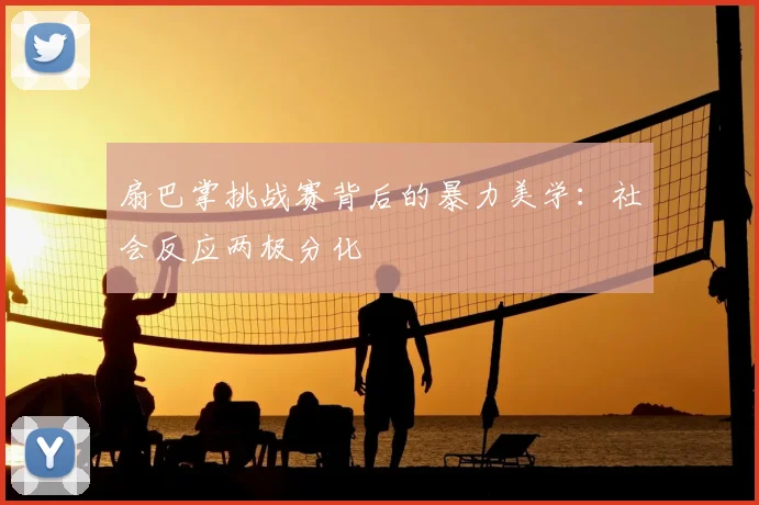 扇巴掌挑战赛背后的暴力美学：社会反应两极分化